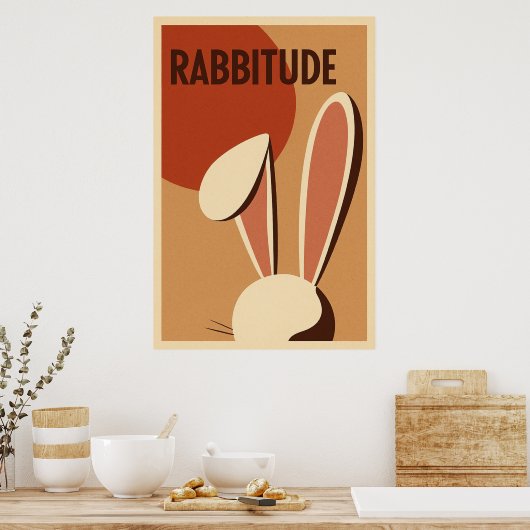 Rabbitude Poster (Keuken)