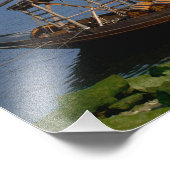 Rabelo Boats, Porto, Portugal Foto Afdruk (Hoek)