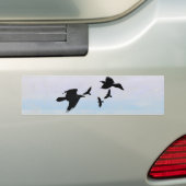 Raben raven bumpersticker (Op auto)