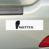 rabenmutter rabe mutter mammutti bumpersticker (Op auto)