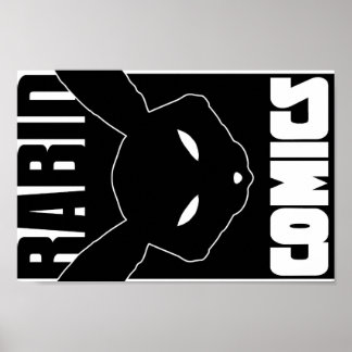 Rabid Comics Logo poster
