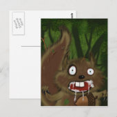 Rabid Squirrel Briefkaart (Voorkant / Achterkant)
