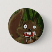 Rabid Squirrel Ronde Button 5,7 Cm (Voorkant)
