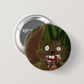 Rabid Squirrel Ronde Button 5,7 Cm (Voorkant /achterkant)