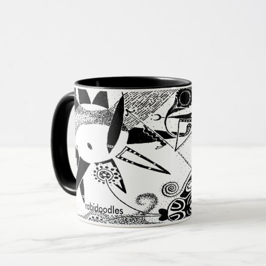 rabidoedles #1 mok (Voorkant links)