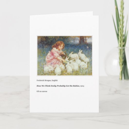 RABIËS PAASSE KAART (Voorkant)