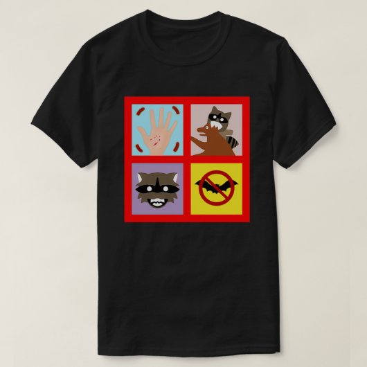 Rabies Quilt T-shirt (Design voorkant)