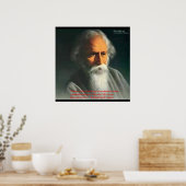 Rabindranath Tagore Liefde Citaat Poster Prints (Keuken)