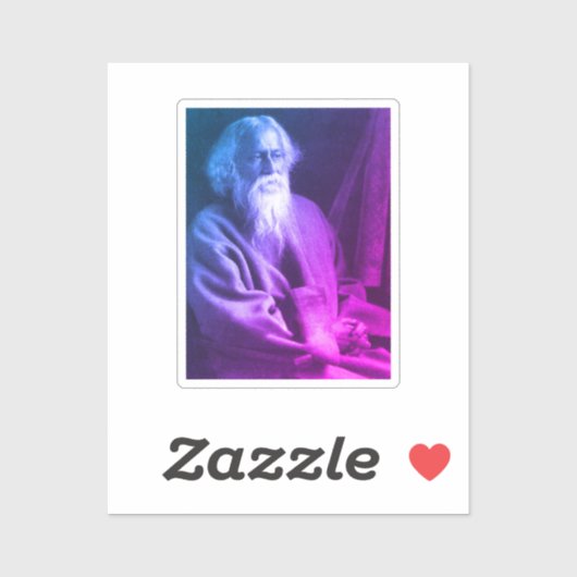 Rabindranath Tagore Sticker (Vel)