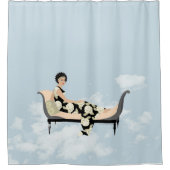 Racamier in de wolken douchegordijn (Voorkant)