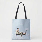 Racamier in de wolken tote bag (Voorkant)