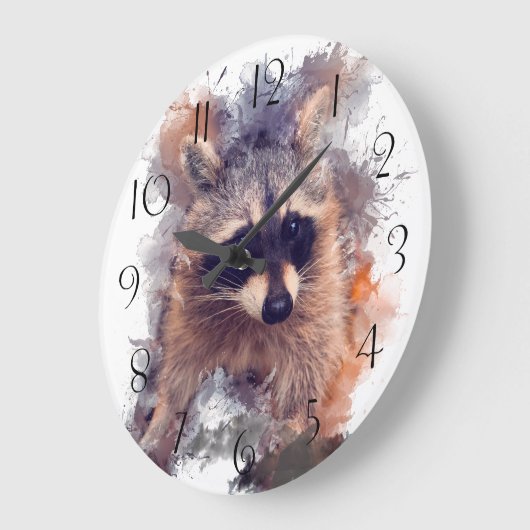 Raccin-Waterverf Grote Klok (Hoek)