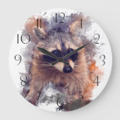 Raccin-Waterverf Grote Klok (Voorkant)