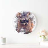 Raccin-Waterverf Grote Klok (Huis)