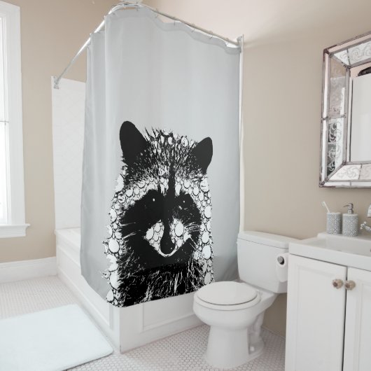 Raccon 26 douchegordijn (In situ)