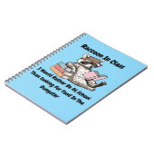 Raccon in Class Notitieboek (Linkerzijde)