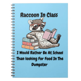 Raccon in Class Notitieboek