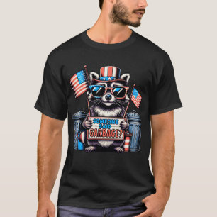 raccon "someone said garbage" t-shirt