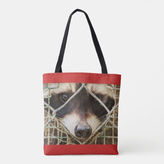 RACCON TOTE TAS (Achterkant)