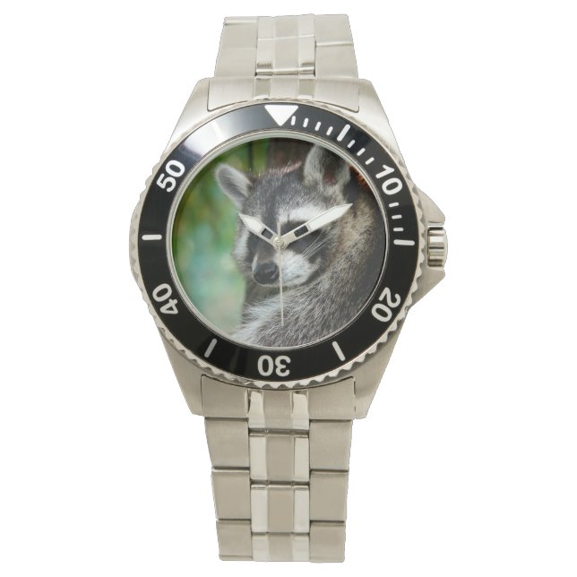 Raccoon 001 horloge (Voorkant)