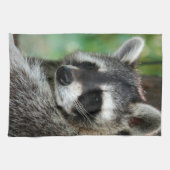 Raccoon 001 theedoek (Horizontaal)