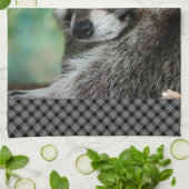 Raccoon 001 theedoek (Gevouwen)