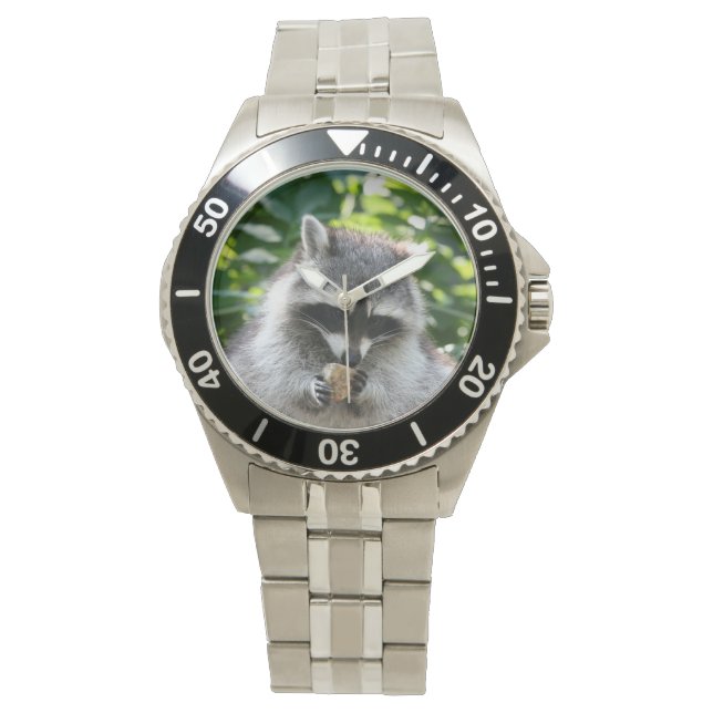 Raccoon 004 horloge (Voorkant)