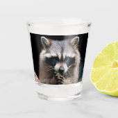 Raccoon 004 shot glas (Voorkant)