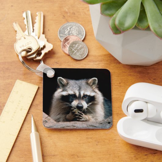 Raccoon 004 sleutelhanger (Bureau)