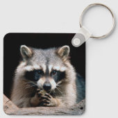 Raccoon 004 sleutelhanger (Achterkant)