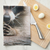 Raccoon 004 theedoek (Quarter Fold)