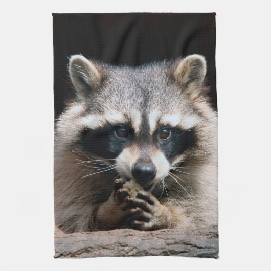 Raccoon 004 theedoek (Verticaal)