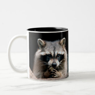Raccoon 004 tweekleurige koffiemok