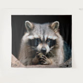 Raccoon 004 wandkleed (Voorkant (horizontaal))