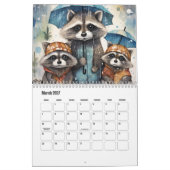 Raccoon and Mouse Calendar Kalender (Mar 2027)