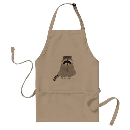 Raccoon Apron Standaard Schort (Voorkant)