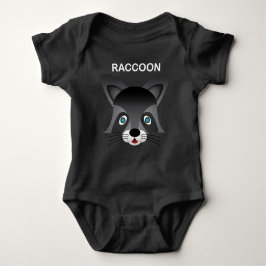 Raccoon - Baby Jersey Bodysuit