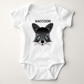 Raccoon - Baby Jersey Bodysuit (Voorkant)