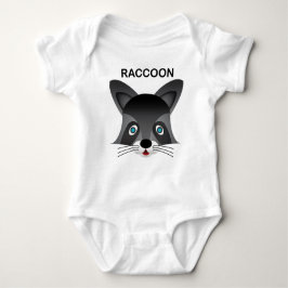 Raccoon - Baby Jersey Bodysuit