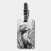 Raccoon Bagagelabel (Voorkant verticaal)