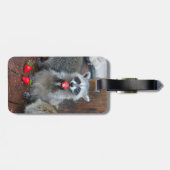 Raccoon bagagelabel (Achterkant horizontaal)