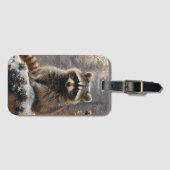 Raccoon Bagagelabel (Voorkant (horizontaal))
