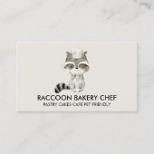 Raccoon Bakery Visitekaartje (Voorkant)