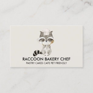 Raccoon Bakery Visitekaartje
