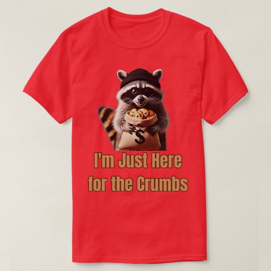 Raccoon Bandit 2 T-shirt (Design voorkant)