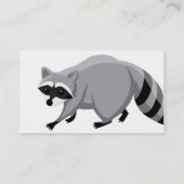 Raccoon - bedrijf visitekaartje (Achterkant)