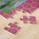 Raccoon Bee en bloemen, SPRING BUZZ puzzels (Zijkant)