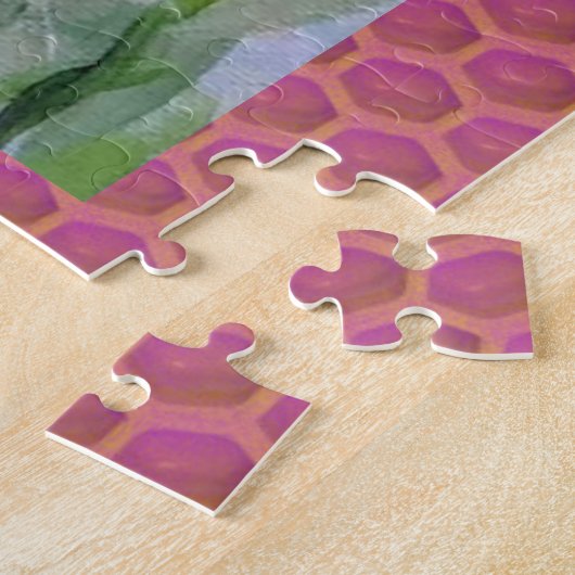 Raccoon Bee en bloemen, SPRING BUZZ puzzels (Zijkant)