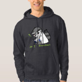 Raccoon-Ben ik RNase vrij? Hoodie (Voorkant)