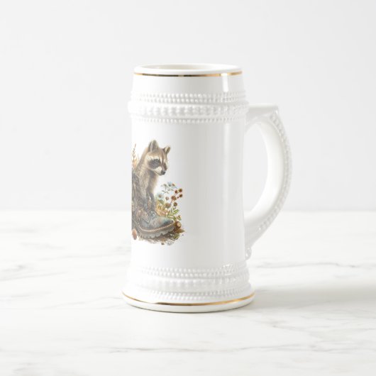 Raccoon bierpul (Voorkant rechts)